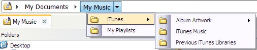 Breadcrumbs Address Bar