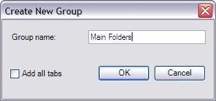 Create Groups Menu