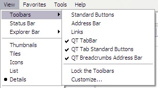 ToolBar Setup
