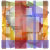 square block with layers of color