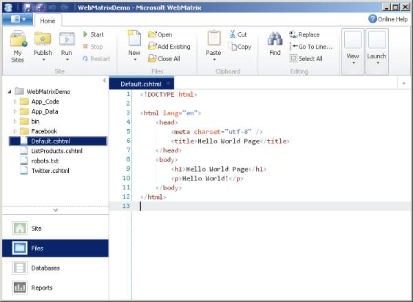 Microsoft WebMatrix