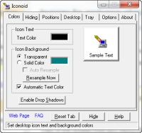 Iconoid Main Dialog Box