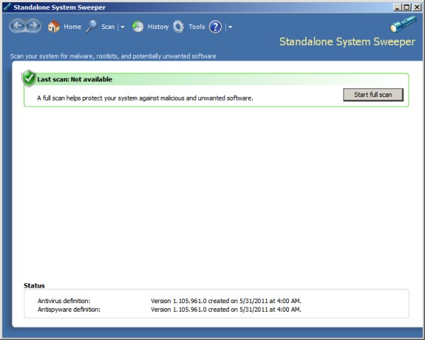 Microsoft Standalone System Sweeper Beta