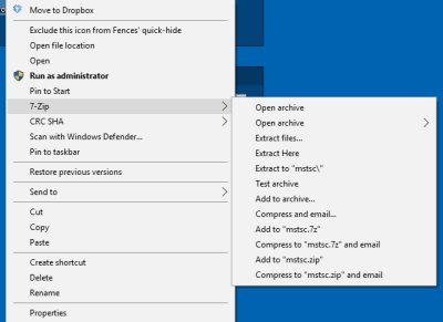 7Zip file zip utility