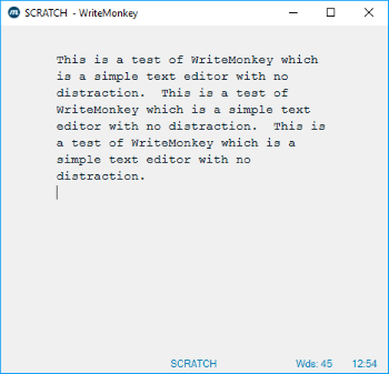 WriteMonkey text editor