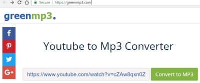GreenMP3 Youtube downloader