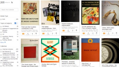 Free Guggenheim art books