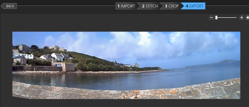 Microsoft Image Composite Editor window