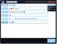 Cryptocat browser chat window