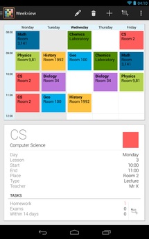 Timetable