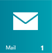 The Mail tile from the Start Menu in Windows 8