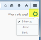 Configuring Firefox new tab page