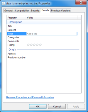 Editing metadata