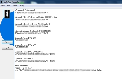 Softkey Revealer