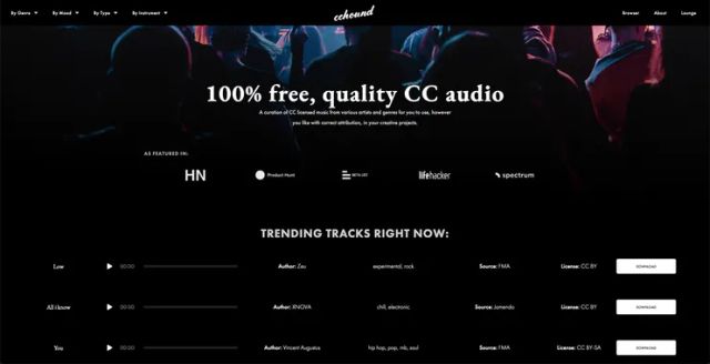 Cchound free music tracks