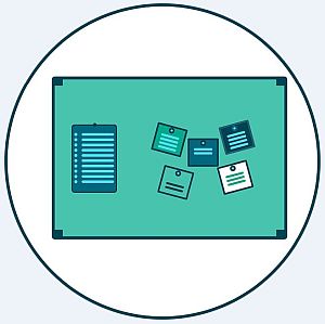 Icon sticky notes
