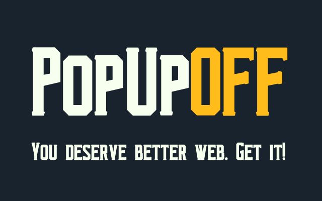 Pop Up Off