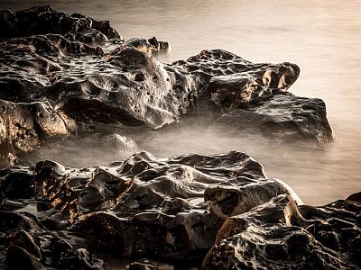 Rocks on the coast of Cala Gonone, Sardinia, Italy
