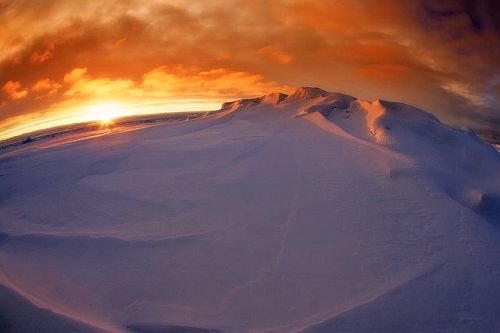 Sunset in the Arctic