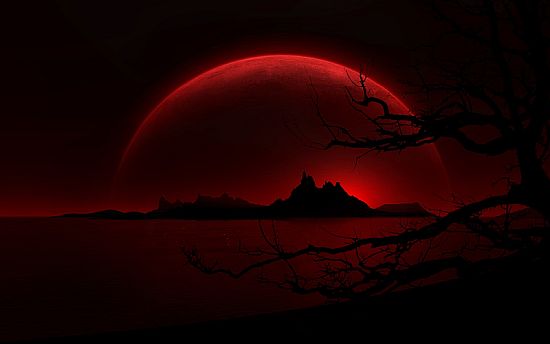 Crimson landscaper illustration