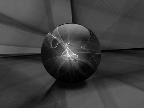 Wallpaper Monochrome Plasma Sphere