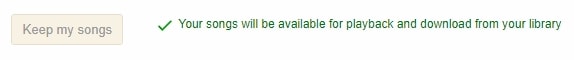 Amazon Keep my songs