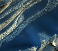 Partial image from Mars Reconnaissance Orbiter