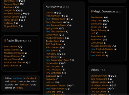 mynoise sound effects