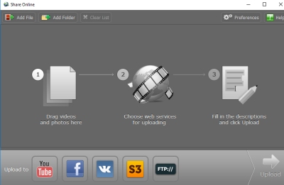 Share Online uploader