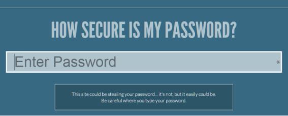 Password choosing guide