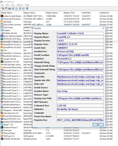 Uninstall View