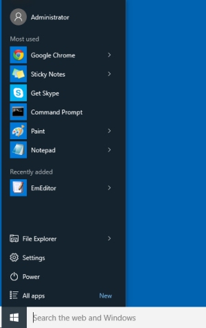 Windows 10 tiles image